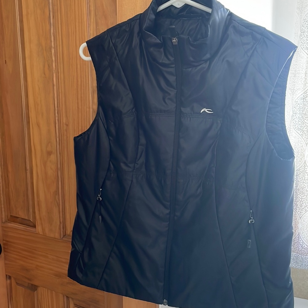 KJUS womens black vest